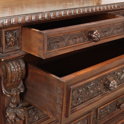 CANTERANO, Dresser with Neo-Renaissance mirror