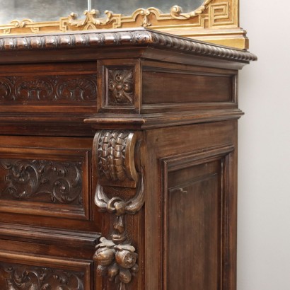CANTERANO, Dresser with Neo-Renaissance mirror