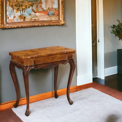 Tavolino da Gioco in Stile Barocchetto