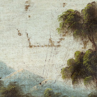 Landschaftsmalerei mit Figuren