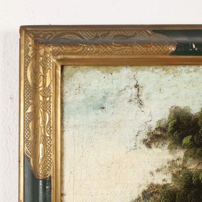 Landschaftsmalerei mit Figuren