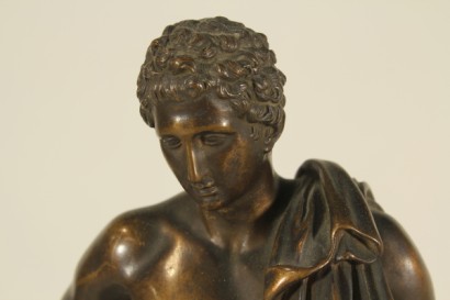 antiquariato, bronzi, inizi 900, statua virile, napoleone come marte pacificatore, antonio canova