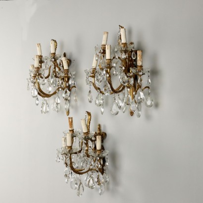 Tris di Applique in Stile Neoclassico