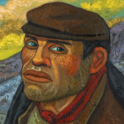Dipinto di Renato Fiorillo,Figura di cacciatore,Renato Fiorillo,Renato Fiorillo,Renato Fiorillo,Renato Fiorillo,Renato Fiorillo