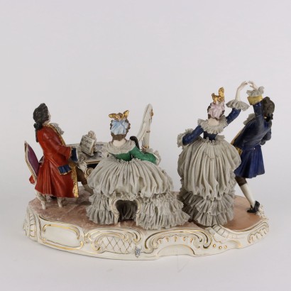 Gruppo Scultoreo in Porcellana di Capodi