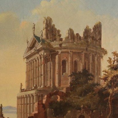 Tableau Paysage avec l'architecte Capricci,Paysage avec l'architecte Capricci,Peinture Paysage avec l'architecte Capricci