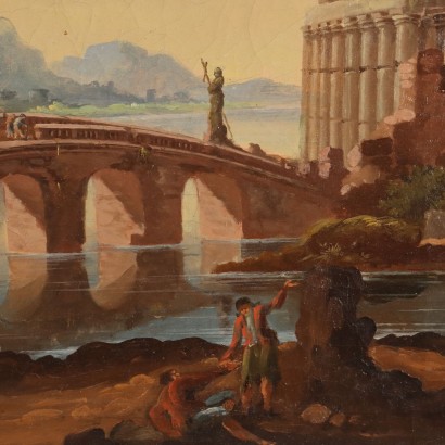 Tableau Paysage avec l'architecte Capricci,Paysage avec l'architecte Capricci,Peinture Paysage avec l'architecte Capricci