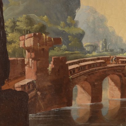 Tableau Paysage avec l'architecte Capricci,Paysage avec l'architecte Capricci,Peinture Paysage avec l'architecte Capricci