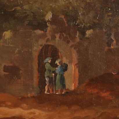 Tableau Paysage avec l'architecte Capricci,Paysage avec l'architecte Capricci,Peinture Paysage avec l'architecte Capricci