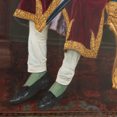 Dipinto Ritratto di Raja Indiano