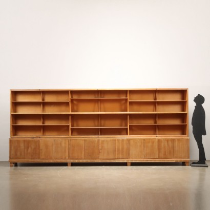 Large 1950s display cabinet