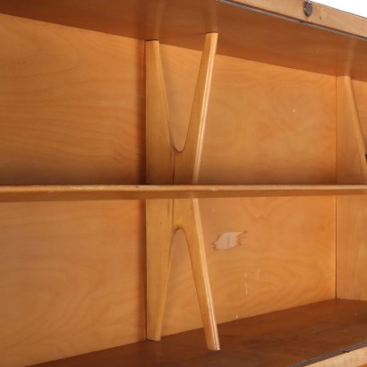 Large 1950s display cabinet