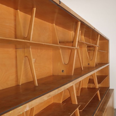 Large 1950s display cabinet