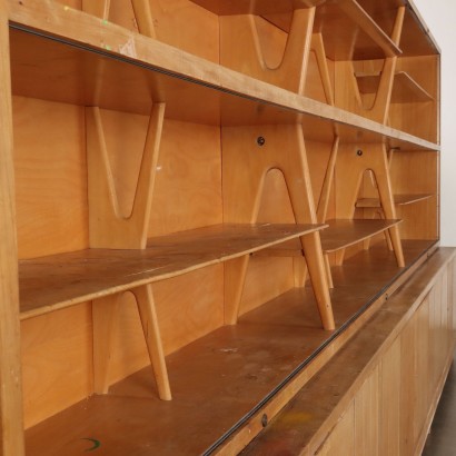 Large 1950s display cabinet