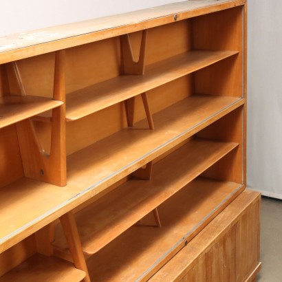 Large 1950s display cabinet