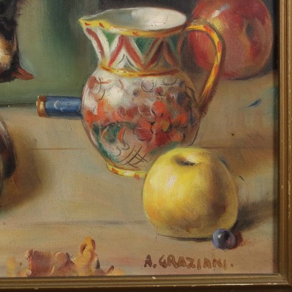 Painting by Alfio Paolo Graziani,Still life with game,Alfio Paolo Graziani,Alfio Paolo Graziani,Alfio Paolo Graziani,Alfio Paolo Graziani,Alfio Paolo Graziani,Alfio Paolo Graziani