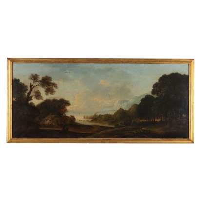 Landscape Painting with Sea View