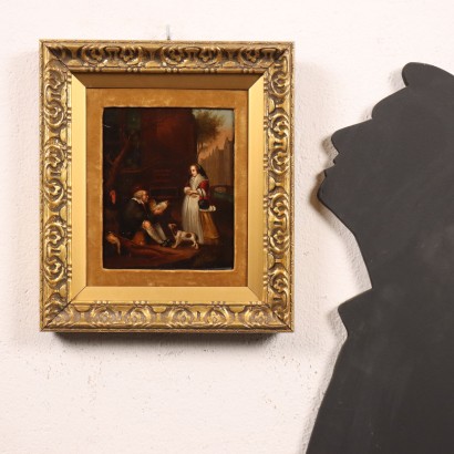 Dipinto Scena di Vita popolare