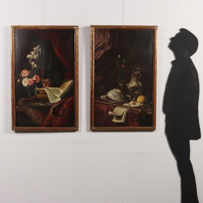 Dipinto Coppia di Nature morte