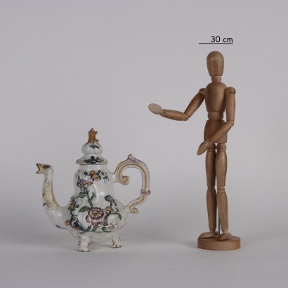 Teiera in Maiolica Manifattura Italiana