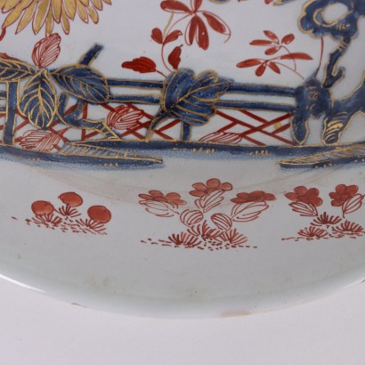 Coppia di Piatti in Maiolica Manifattura
