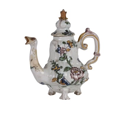 Teiera in Maiolica Manifattura Italiana