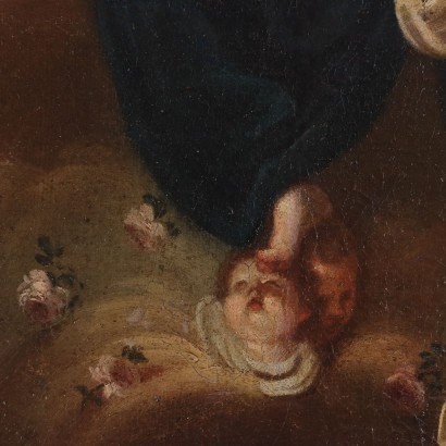 Dipinto Madonna con Bambino e Santa Ca,Madonna con Bambino e Santa Caterina d