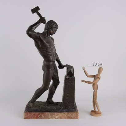 Il Fabbro Nudo Maschile Firmato Giannett