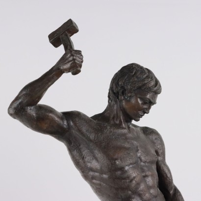Il Fabbro Nudo Maschile Firmato Giannett