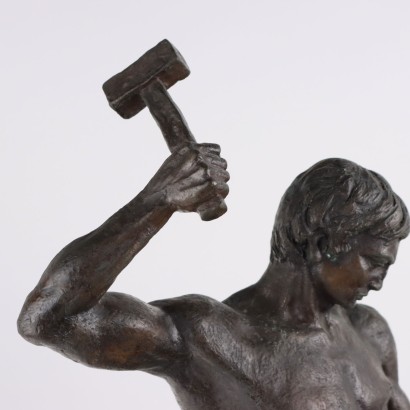 Il Fabbro Nudo Maschile Firmato Giannett