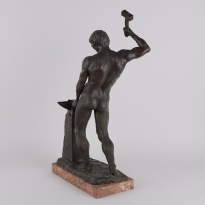 Il Fabbro Nudo Maschile Firmato Giannett