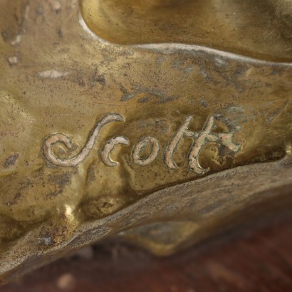 Arciere in Bronzo Firmato Scotte
