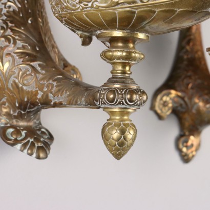 Coppia di Lampade da Parete ad Olio