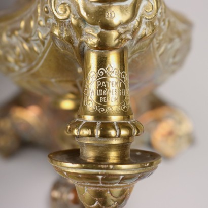 Coppia di Lampade da Parete ad Olio