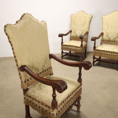 Group of Baroque Style Armchairs