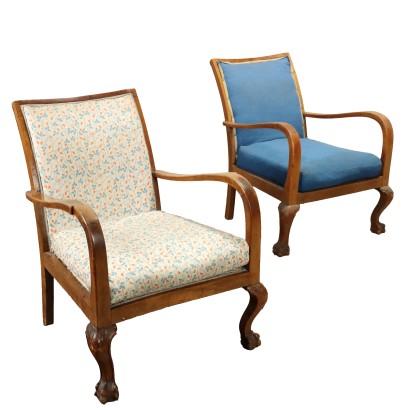 Paire de fauteuils "La Soggiorno", Paire de fauteuils La Soggiorno