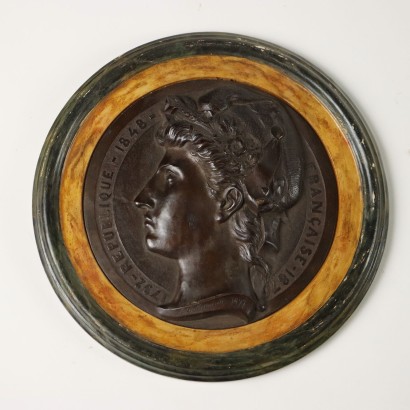 Tondi in Bronzo Léon-Alexandre Delhom