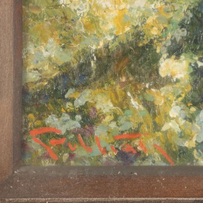 Dipinto di Mario Pobbiati ,Paesaggio con pastorella,Mario Pobbiati,Mario Pobbiati,Mario Pobbiati