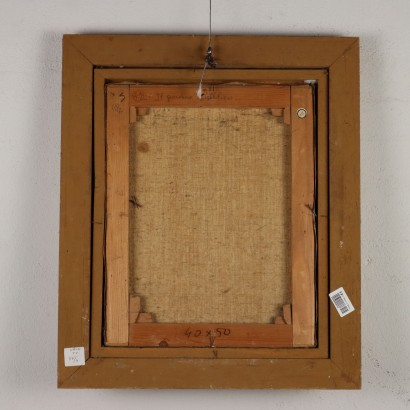 Dipinto di Guido Ferroni,Il giardino pubblico,Guido Ferroni,Guido Ferroni,Guido Ferroni