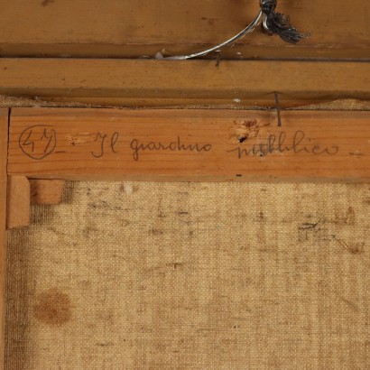 Dipinto di Guido Ferroni,Il giardino pubblico,Guido Ferroni,Guido Ferroni,Guido Ferroni