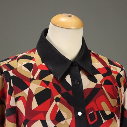 Luisa Spagnoli Blusa in Seta Stampata