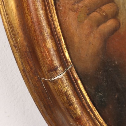 Painting Portrait of a Gentleman with Bambi, Portrait of a Gentleman with a Child