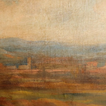 Großes Landschaftsgemälde, Großes Landschaftsgemälde mit Figuren 1, Großes Landschaftsgemälde mit Figuren 1931