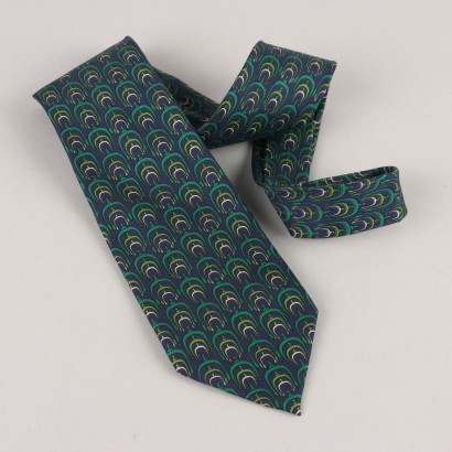 Gucci Cravatta Vintage Blu e Verde