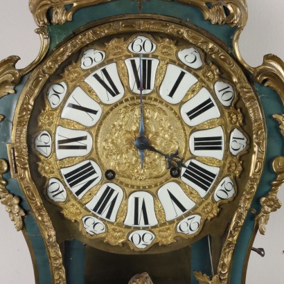Orologio con Mensola in Legno