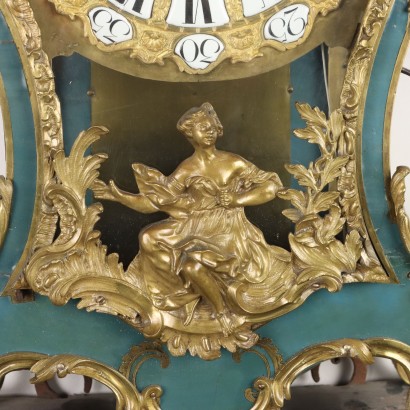 Orologio con Mensola in Legno