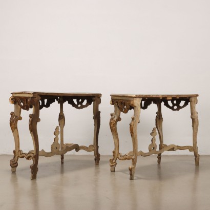 Coppia di Consolle Neobarocchetto