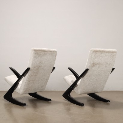 Fauteuils à bascule argentins des années 1950