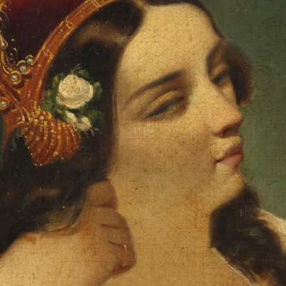 Dipinto Ritratto di Donna Orientale