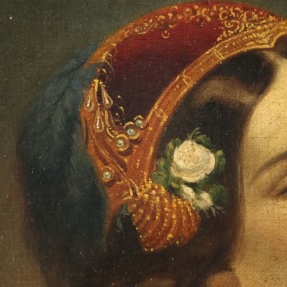 Dipinto Ritratto di Donna Orientale